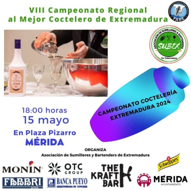 VIII Campeonato Regional de Coctelería de Extremadura