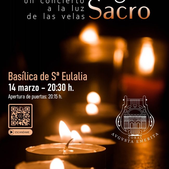 Coral Augusta Emerita: ‘Candlelight Sacro, un concierto a la luz de las velas’