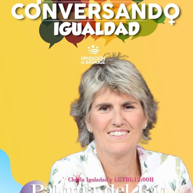 Charla ‘Conversando Igualdad’ por Paloma del Río