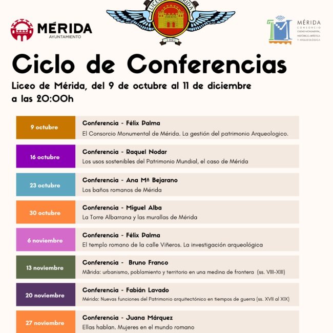 Ciclo de Conferencias Liceo de Mérida