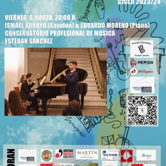 Concierto de Ismael Arroyo (Saxofón) y Eduardo Moreno (Piano)