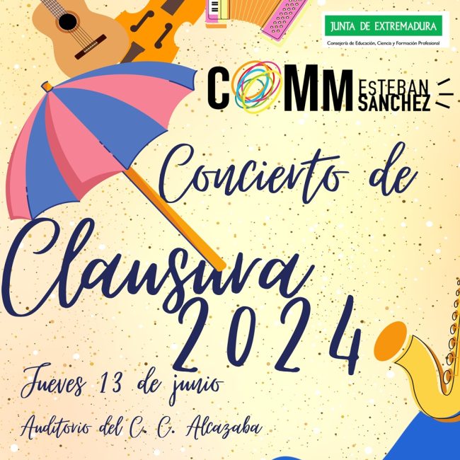 Concierto de Clausura 2024 Conservatorio Esteban Sánchez
