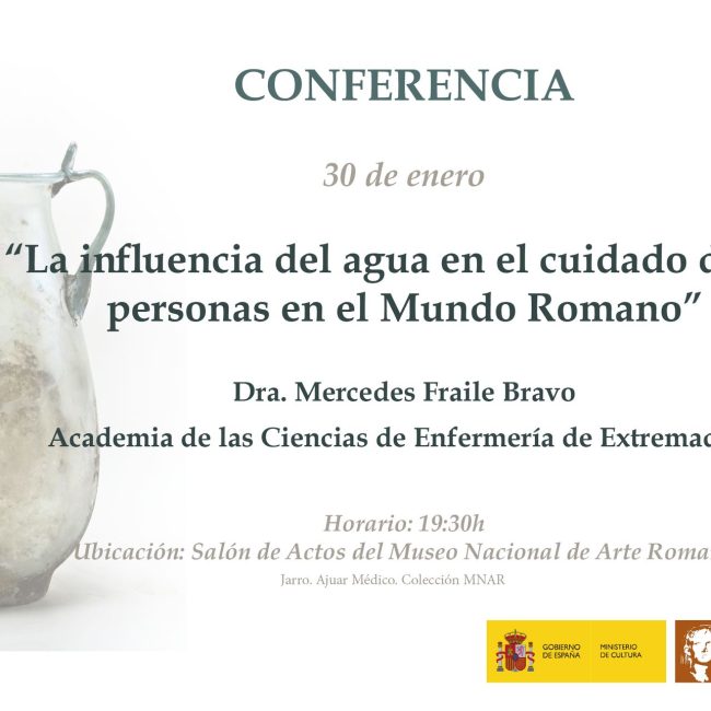 Conferencia «La influencia del agua en el cuidado de las personas en el mundo romano»