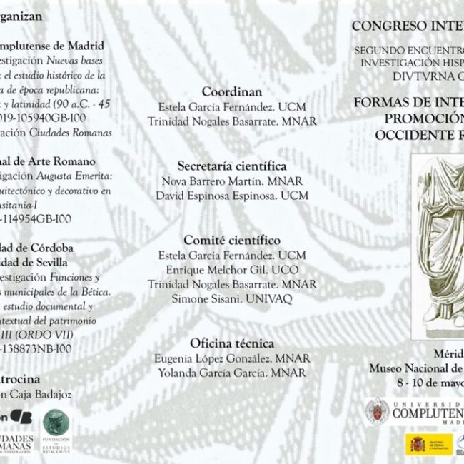 Congreso Internacional ‘Formas de integración y promoción en el Occidente romano’