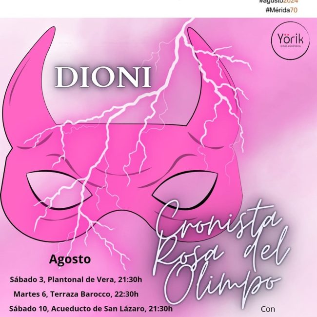 El Festival conquista Espacios: «Dioni, cronista rosa del Olimpo»