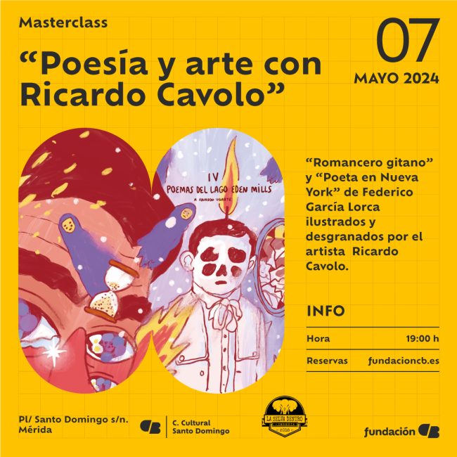 Masterclass ‘Poesía y arte con Ricardo Cavolo’