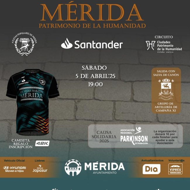 XIX Media Maratón Mérida Patrimonio de la Humanidad