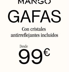 Gafas MANGO desde 99€ en OPTICALIA AZUL