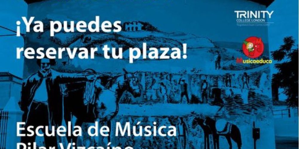 ABIERTO PLAZO de RESERVA en La Escuela de Música Pilar Vizcaino en La Zarza CURSO 22/23
