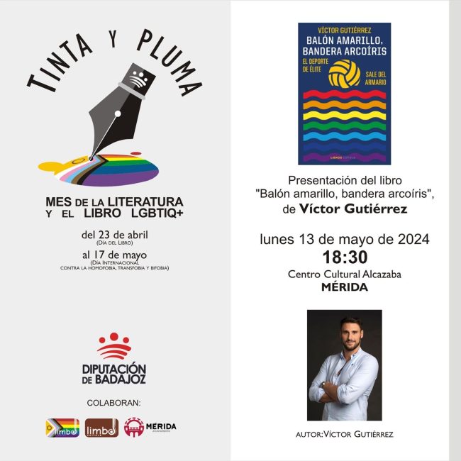 Presentación del libro ‘Balón amarillo, bandera arcoiris’ de Víctor Gutiérrez
