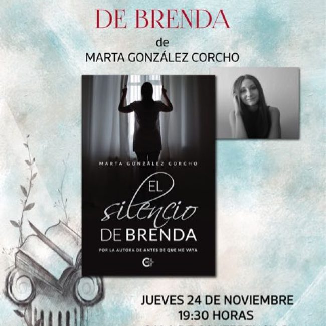 Presentación del libro ‘El silencio de Brenda’ de Marta González Corcho
