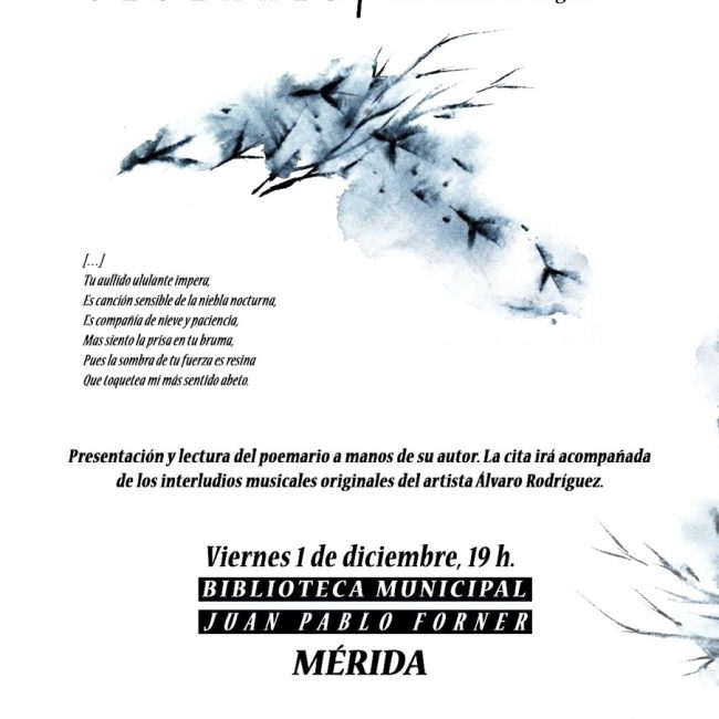 Presentación del poemario ‘Ululares’ de Carlos Alberto Rodríguez