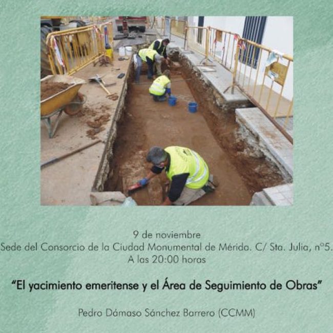 Seminario Mecenas del Consorcio: «El yacimiento emeritense y el área de seguimiento de obras»