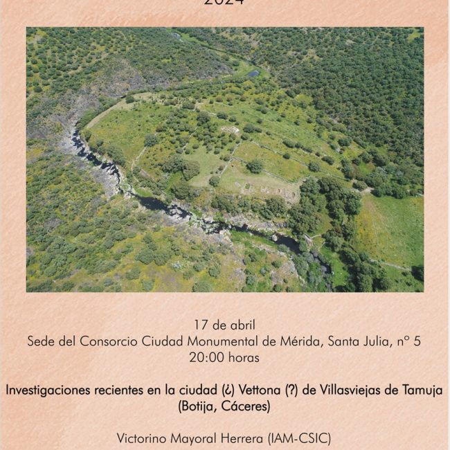 Seminario de Patrimonio «Investigaciones recientes en la ciudad (¿) vettona (?) de Villasviejas del Tamuja (Botija, Cáceres)»