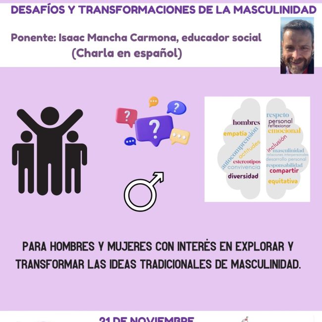 Charla-taller: «Desafíos y Transformaciones de la Masculinidad»